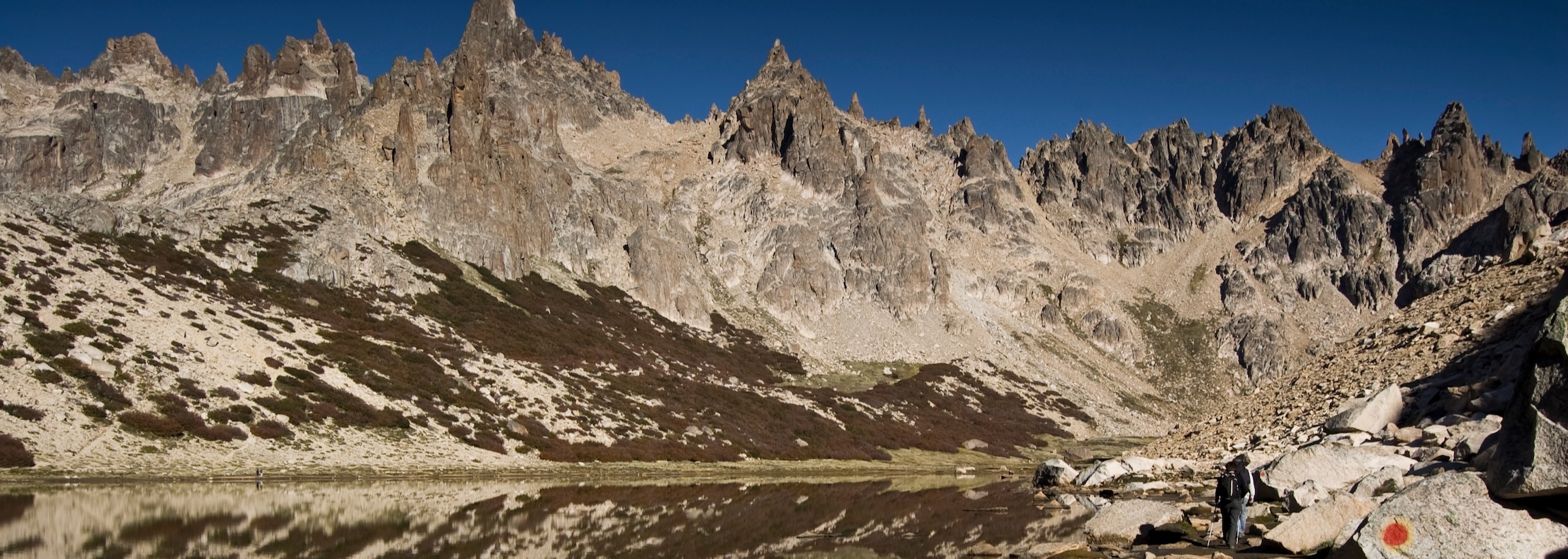 Learn Spanish while hiking in a beautiful surrounding in Bariloche Argentina